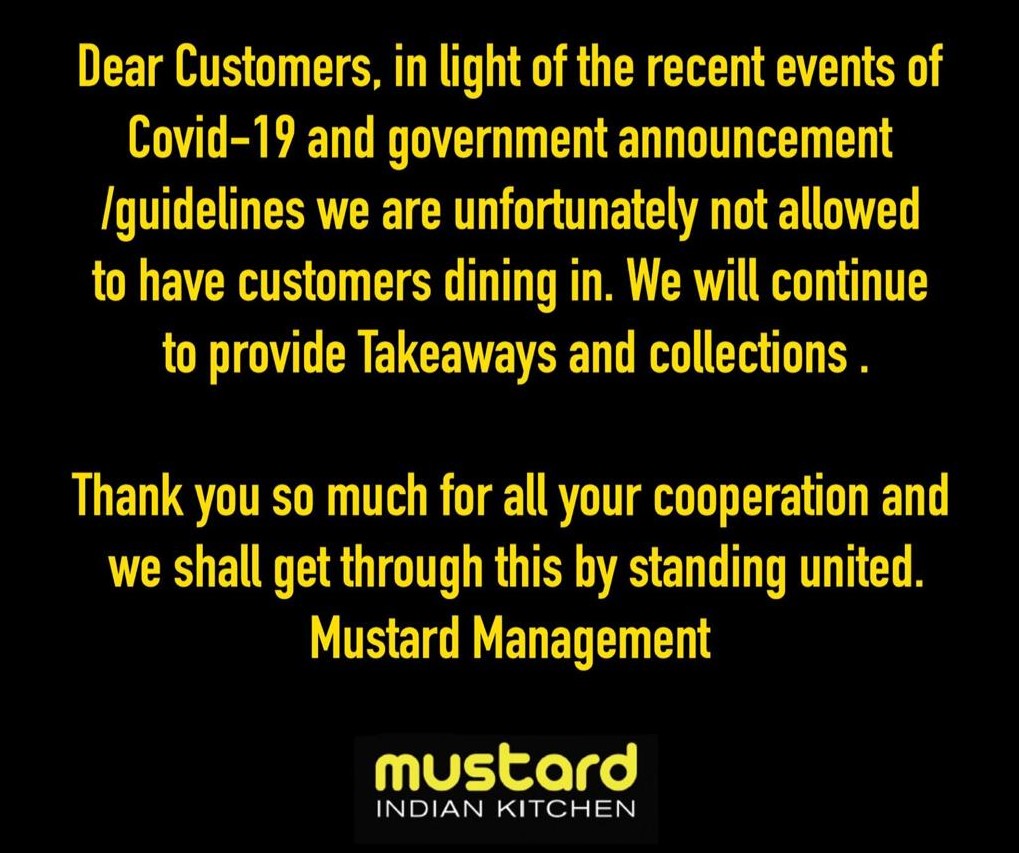 Mustard Indian Restaurant One of "the best restaurant and takeaway